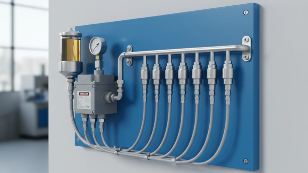 Single line greasing systems